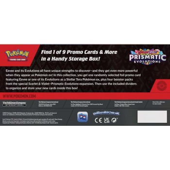 Pokemon Scarlet & Violet Prismatic Evolutions Surprise Box rinkinys (anglų k.) Pokemon Scarlet & Violet Prismatic Evolutions Surprise Box rinkinys (anglų k.)